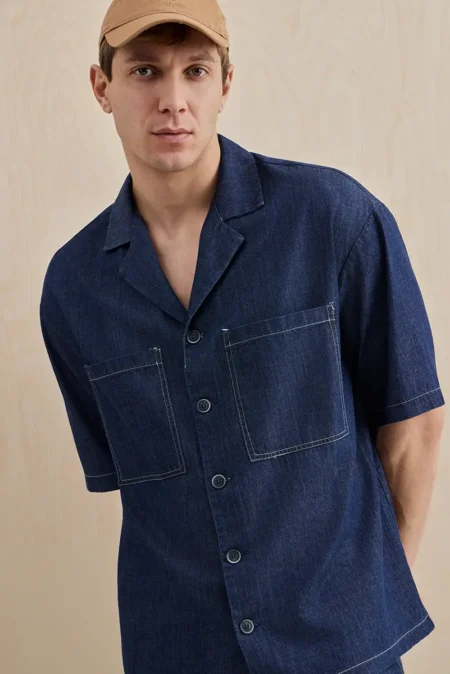 Denim overshirt