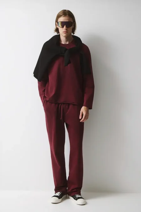 Oversized φούτερ μπλούζα σε box γραμμή